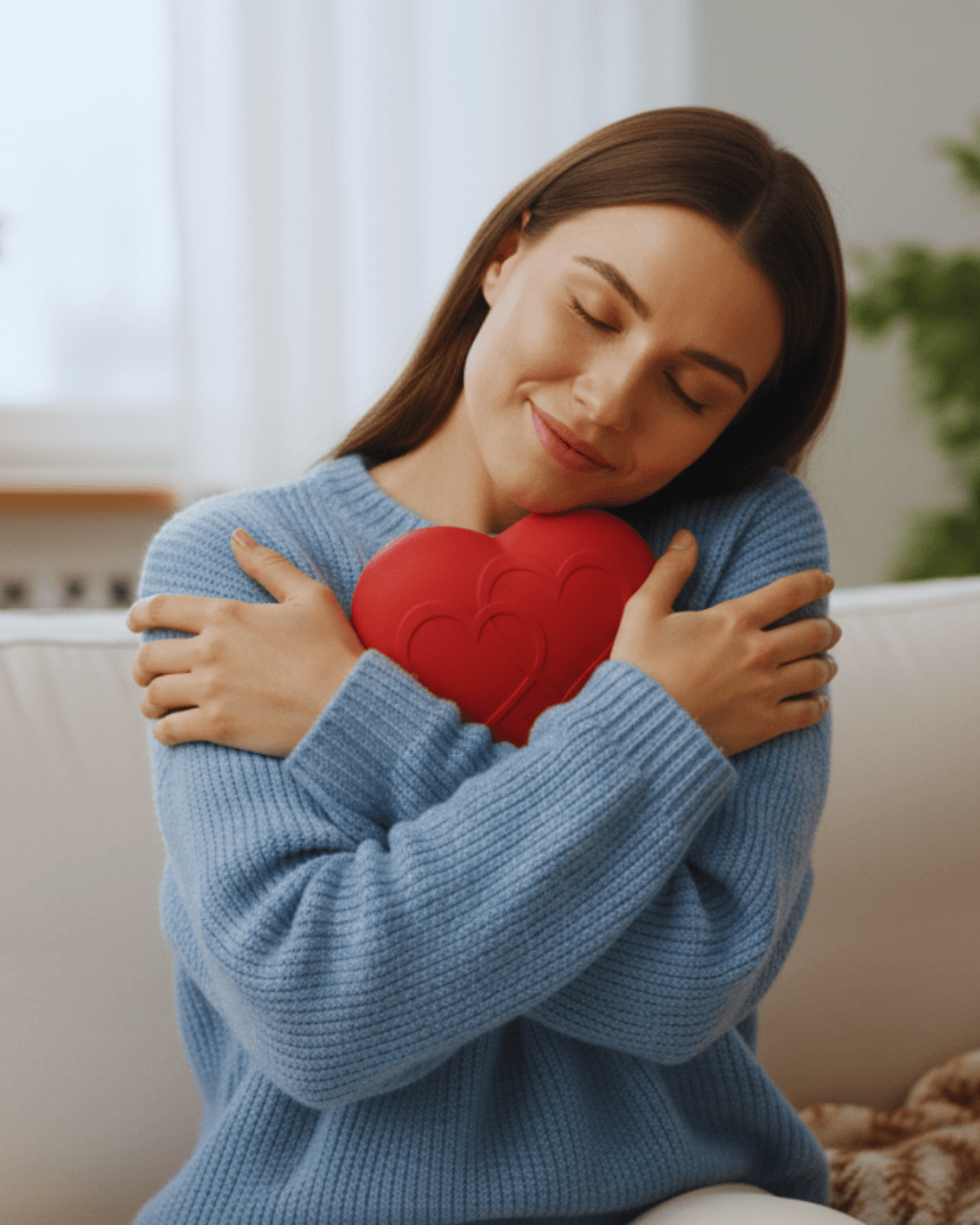 A FurEverHugs soft-sided heart urn